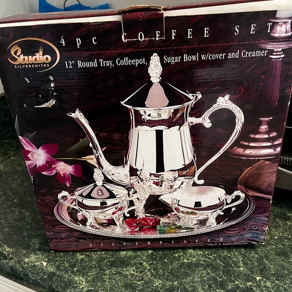 Studio Silversmiths 4 piece Coffee Set - Picture 1 of 2